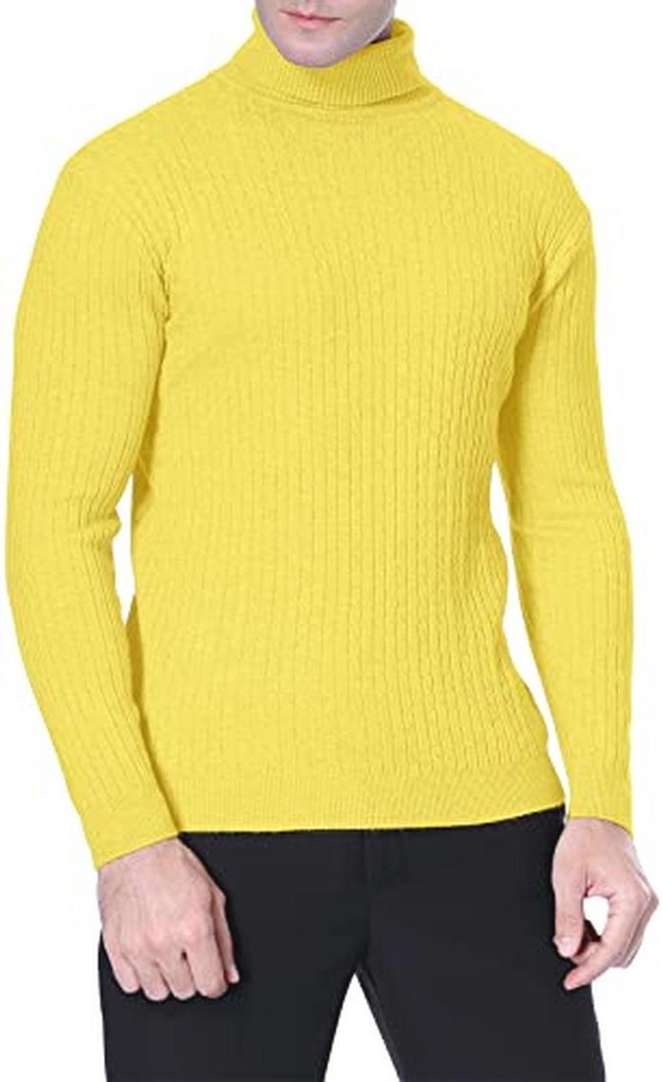 Casual Slim Fit Coltrui voor Heren met Draaipatroon