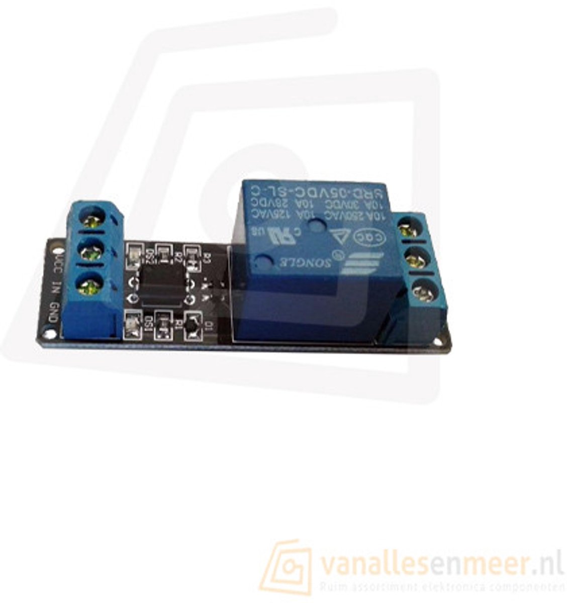 12VDC Relais board 1-kanaals