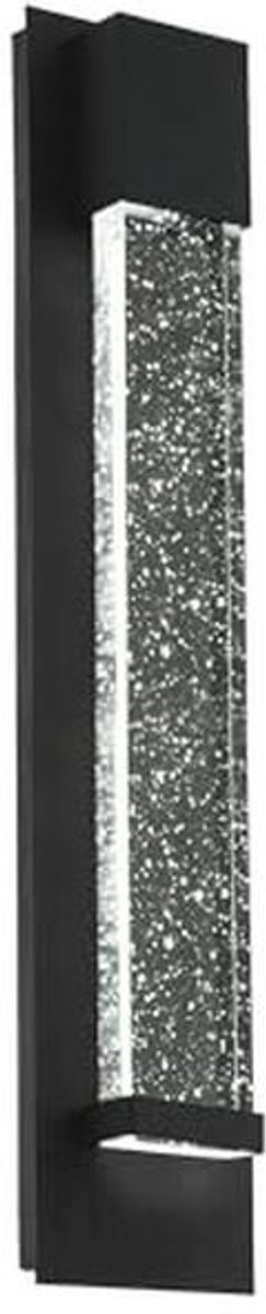 Tweevlammige led-buitenlamp van aluminium en glas – Wandverlichting met IP44 bescherming