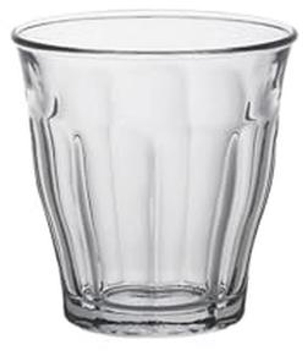 Transparante drinkglazen set van 4 - onbreekbaar en stapelbaar