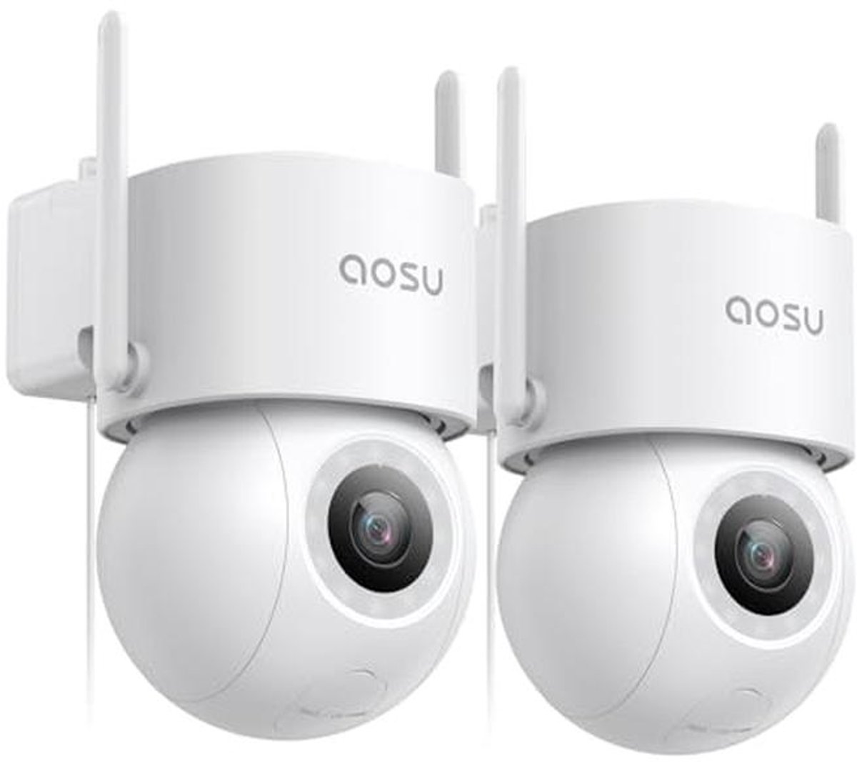 Buitencamera 5MP met 400 Lumen Spotlight en 360° PTZ - Full Color Nachtzicht
