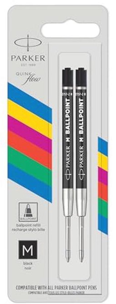 Quinkflow Basic balpen M - zwart