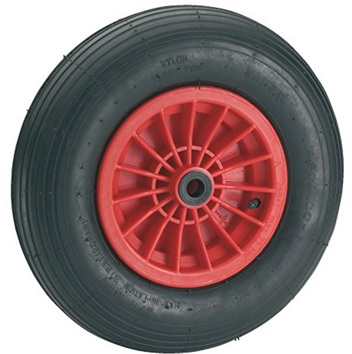 Luchtband 400 mm x 100 mm met 200 kg draagkracht voor steekwagens