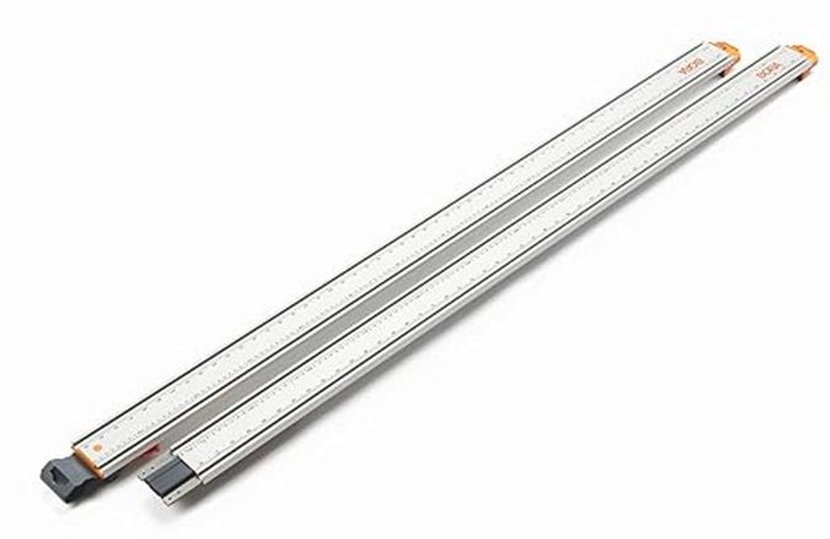 Klemrand met Snelkoppeling en Zaaggeleider voor Cirkelzagen - 2438mm