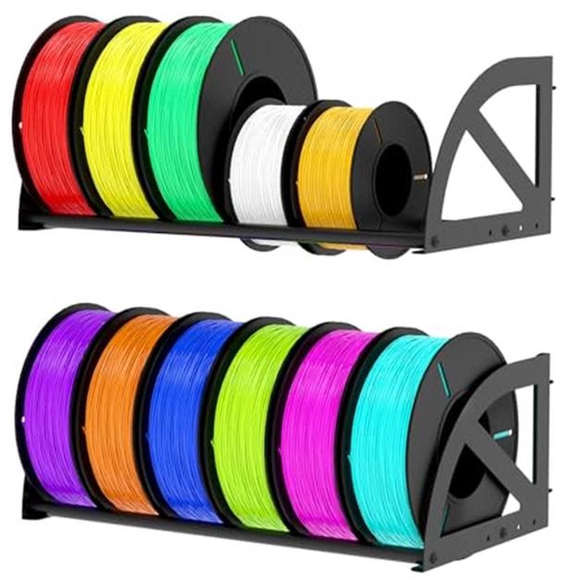 Opbergrek voor 3D-printerfilament - Wandhouder voor opslag en organisatie