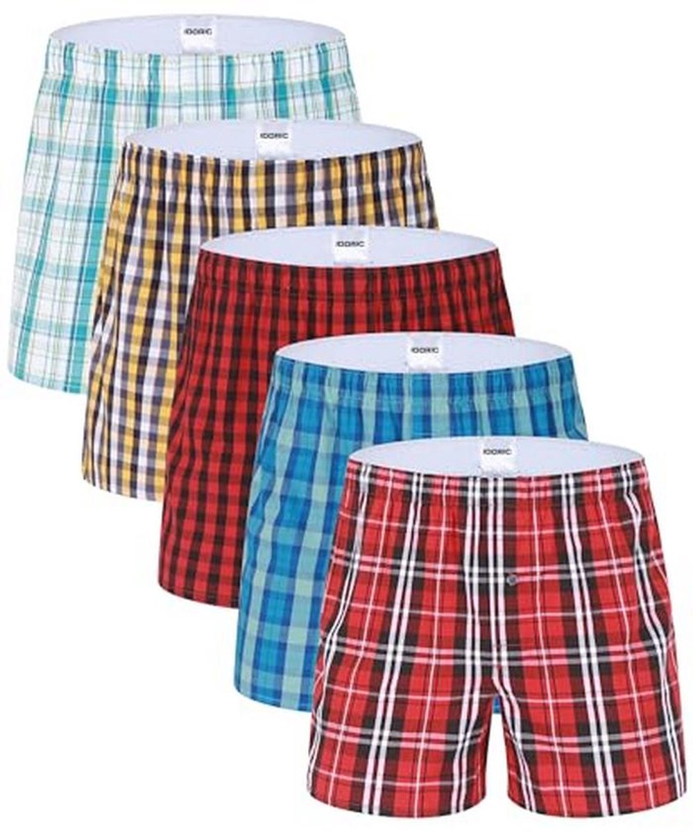Heren Boxershorts Set van 5 - Comfortabel, Ademend en Zacht Katoen
