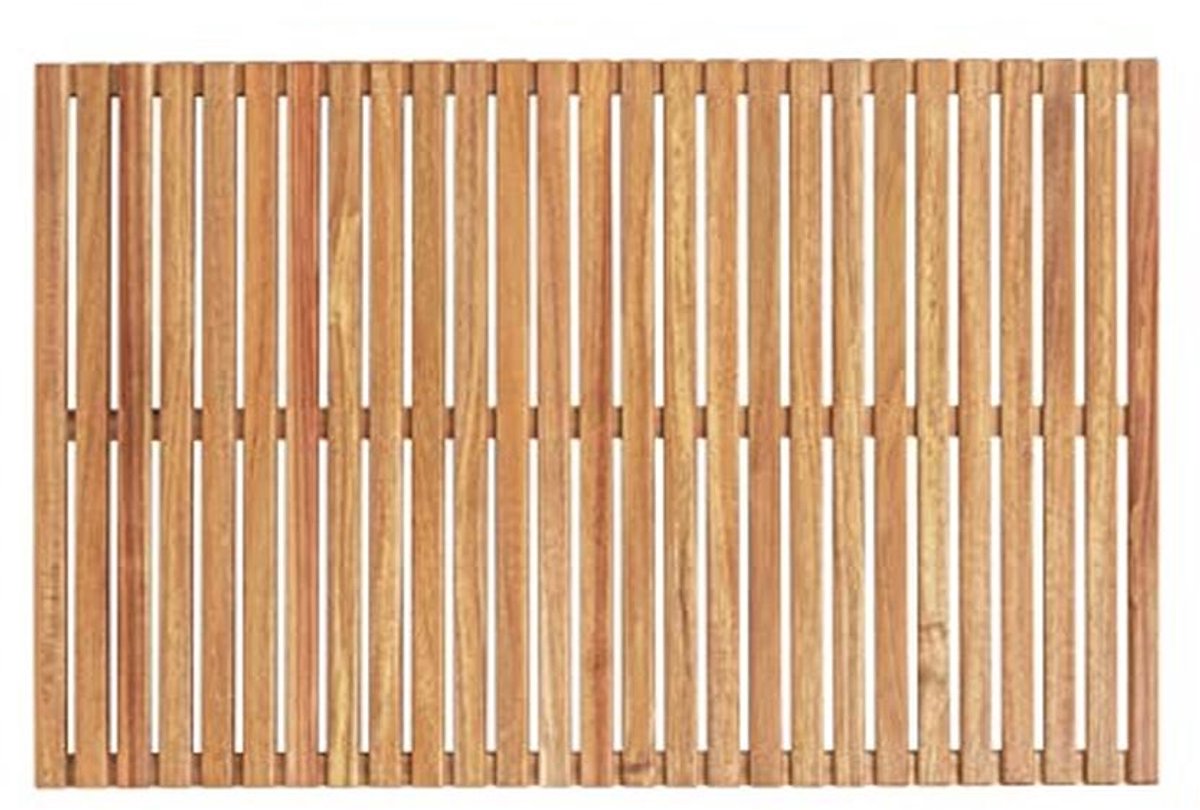 Badmeubel van Acaciahout voor Binnen en Buiten - Niet-slip Douchemat 55 x 85 cm
