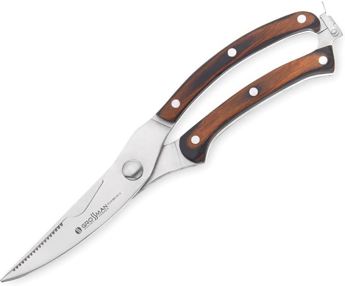 Multifunctionele Keukenschaar 25,6 cm van Roestvrij Staal met Ergonomische Greep