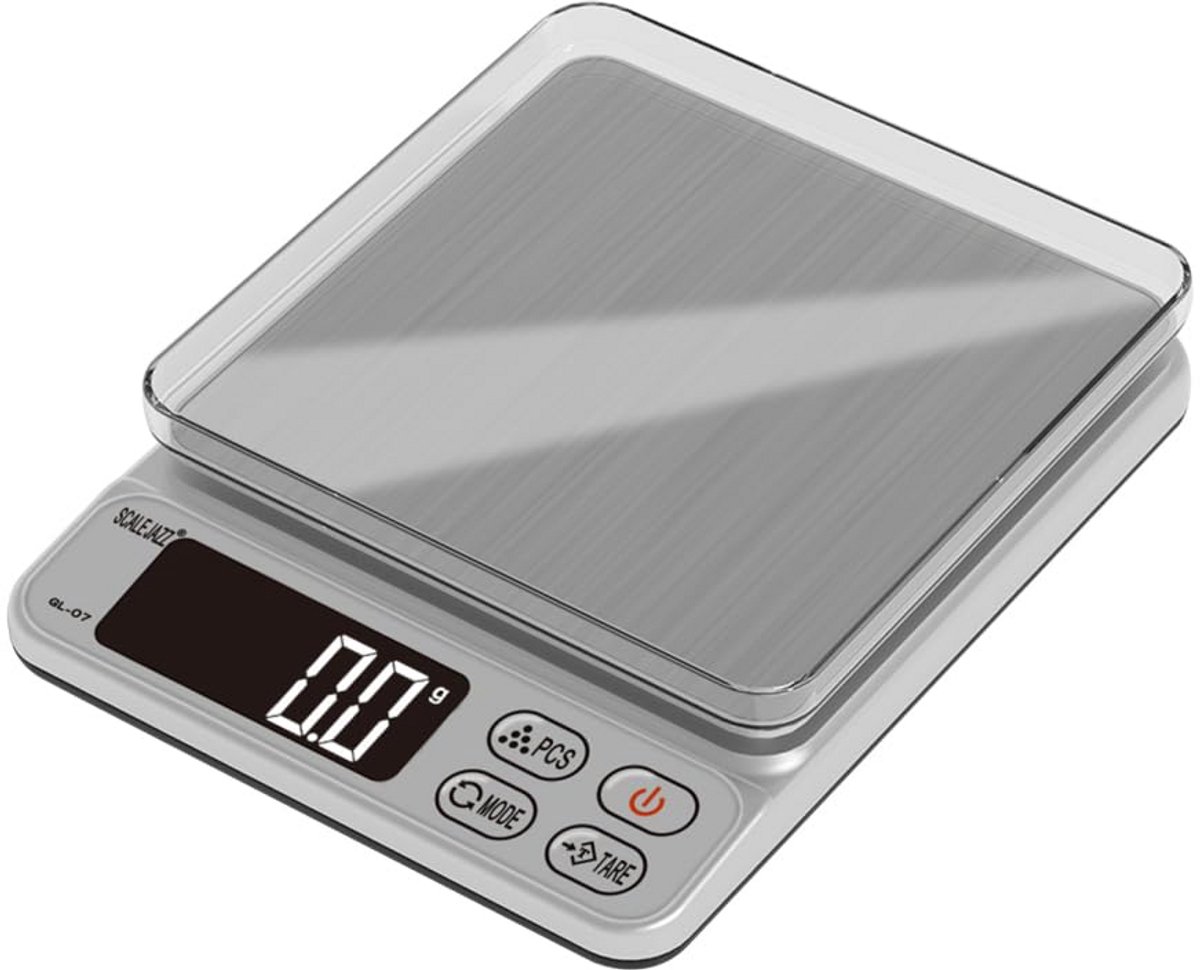 Digitale Keukenweegschaal Hoge Precisie 0,01g met LCD-display en Tarafunctie