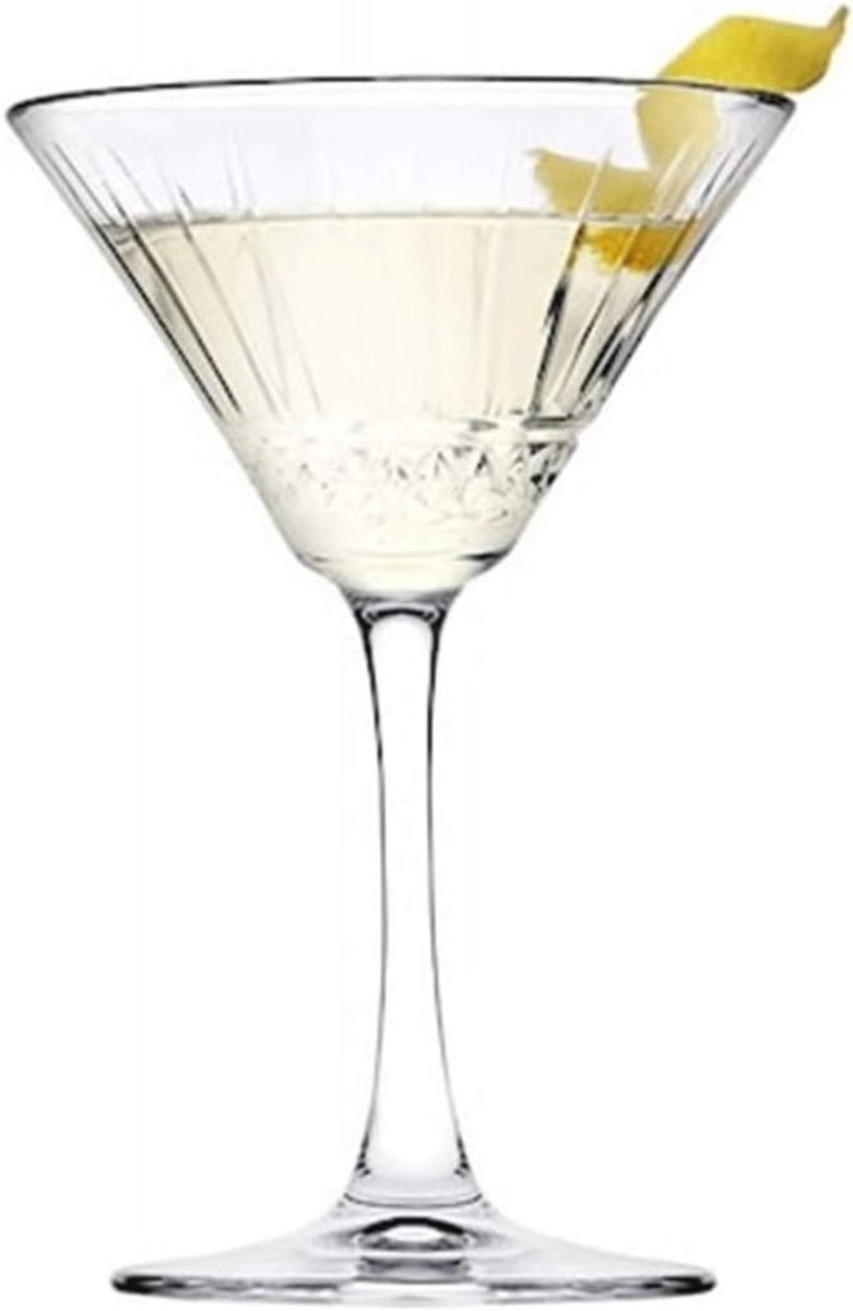 Set van 6 glazen martini-schalen 22 cm - perfect voor elke gelegenheid
