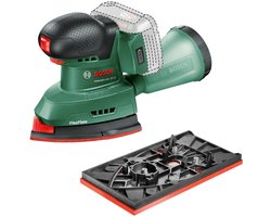 Bosch UniversalSander 18V-10 - Accu multischuurmachine - Incl. Rechthoekige schuurvoet en 2 schuurbladen - excl. 18V accu en lader