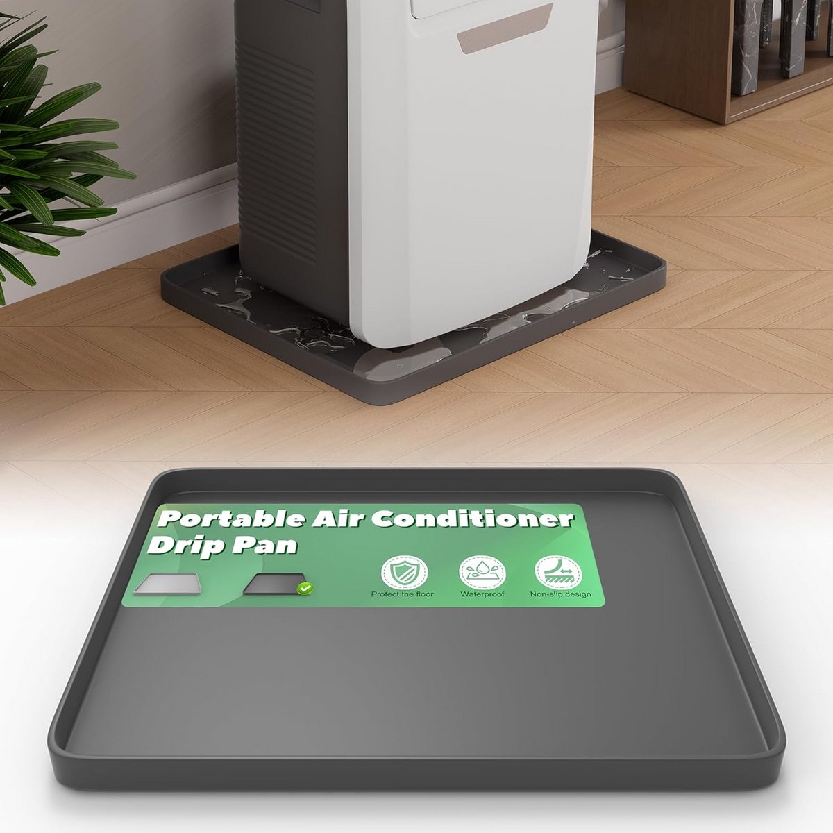 Antislip Opvangbak voor Draagbare Airconditioner Lekwater Condensatie