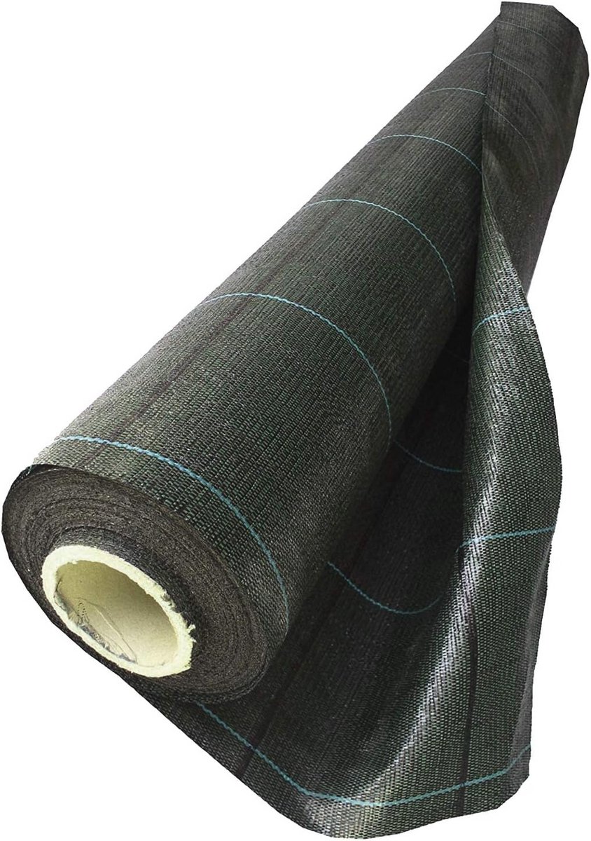 Onkruidblocker Professionele Rol - Waterdoorlatend Onkruiddoek 0,5 x 25 m voor Tuinpaden en Bloemperken