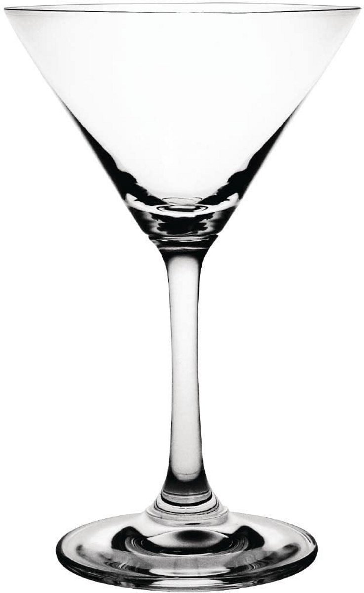 Set van 6 Glaswerk Martini Glazen voor Cocktails en Drankjes 145ml