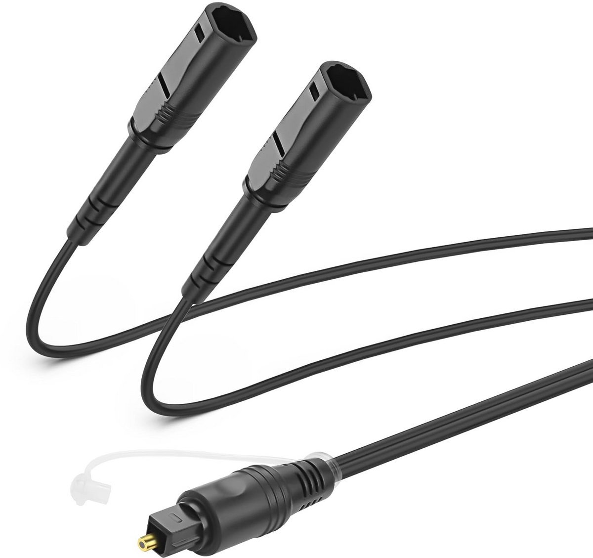 Digitale optische splitter kabel 1 in 2 uitgangen voor geluidstoestellen