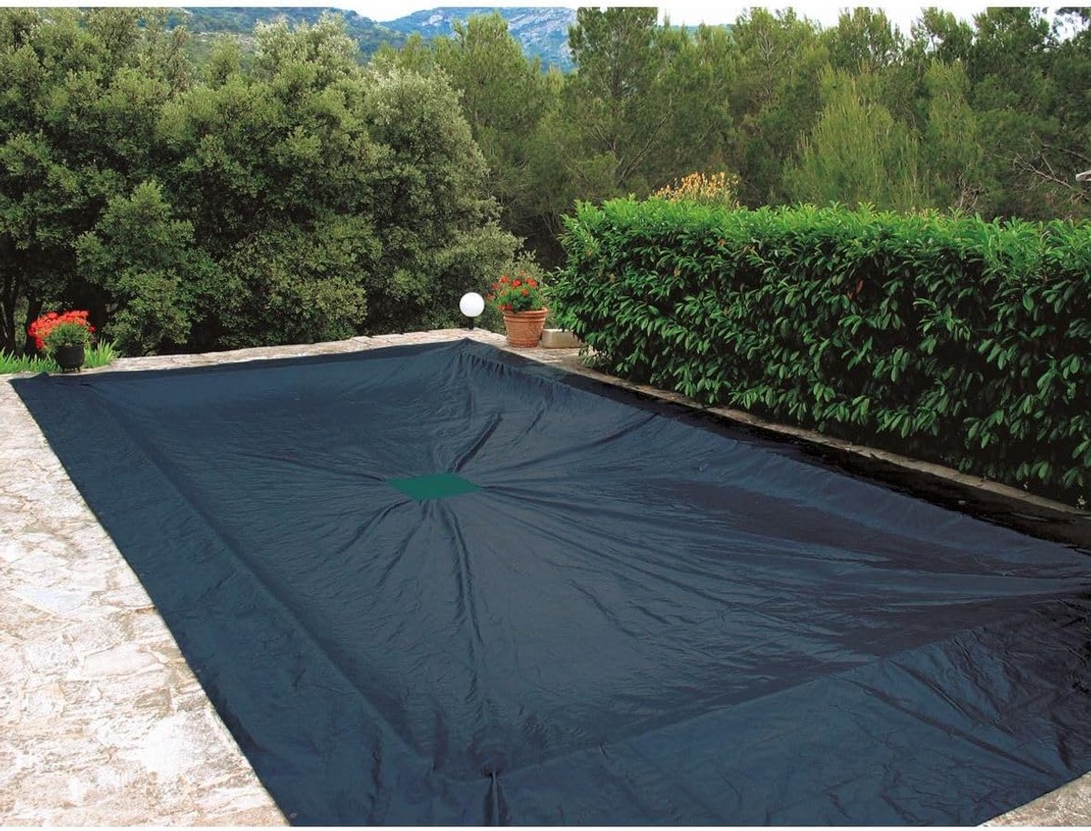 Afdekzeil voor rechthoekig zwembad - 240 g/m², 6 x 12 m