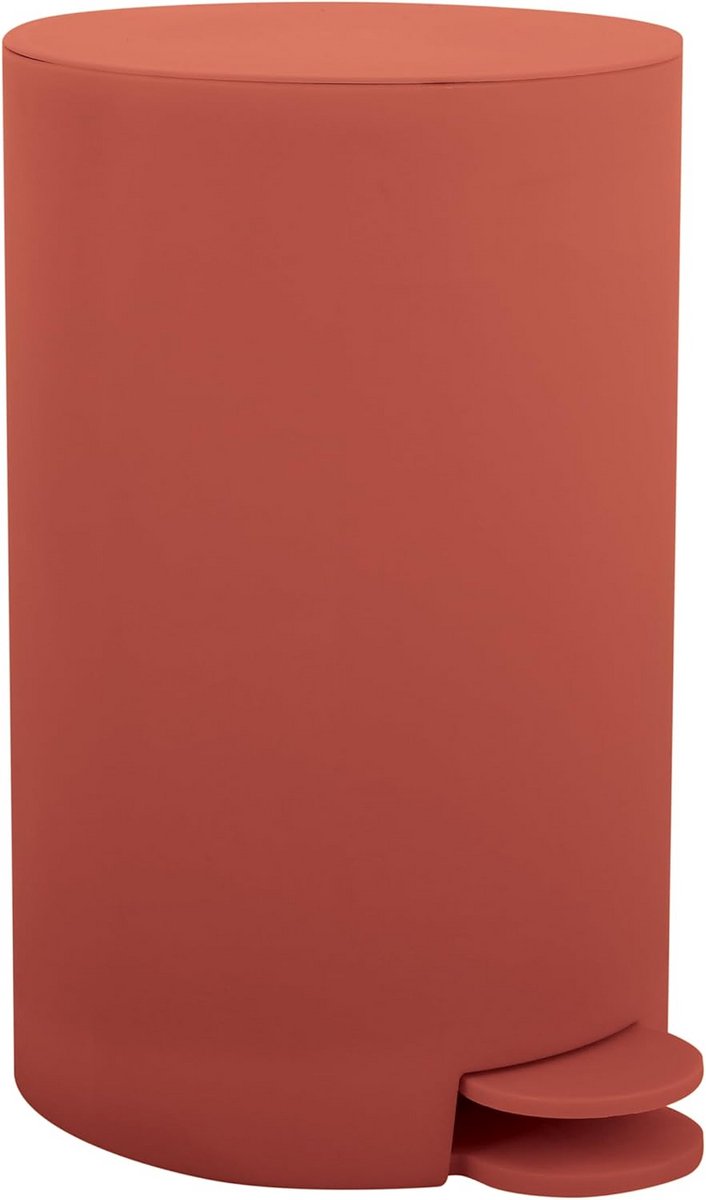 Pedaalemmer met uitneembare binnenemmer 3 liter - Terracotta Rood