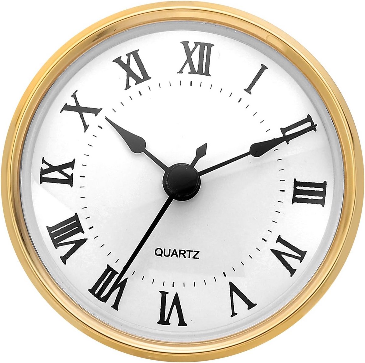Ronde Quartz Klokmontage Insert 80mm met Romeinse Cijfers voor Vervanging