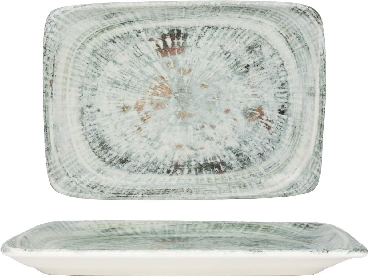 Set van 2 Ovale Serveerschalen - Wit Porselein - 23x16 cm