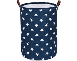 Opbergwasmand - Opvouwbaar rond - Katoen 40×50cm - Stijl A