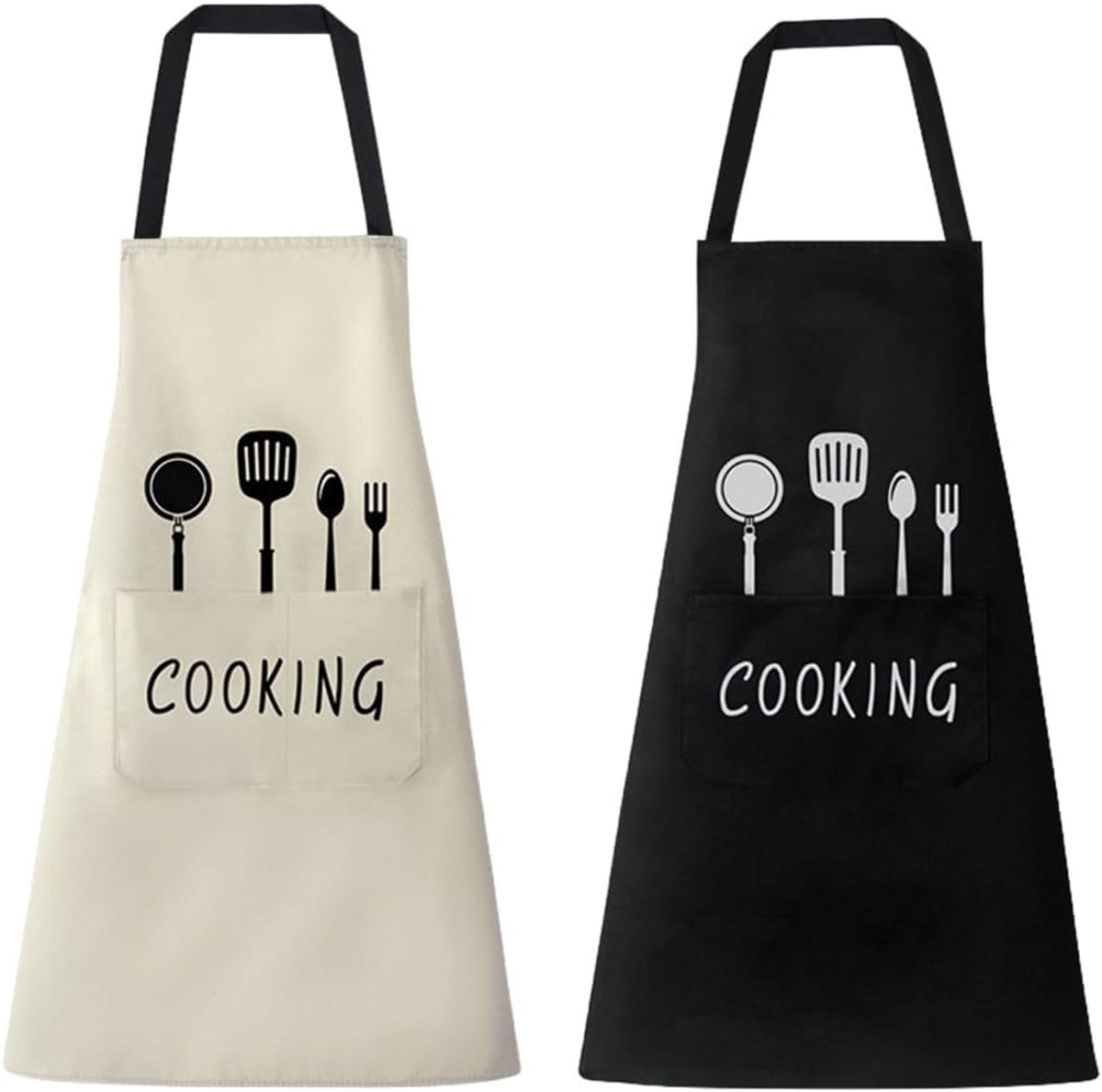 Kookschorten Set van 2 – Waterdicht en Praktisch voor Keuken en Barbecue