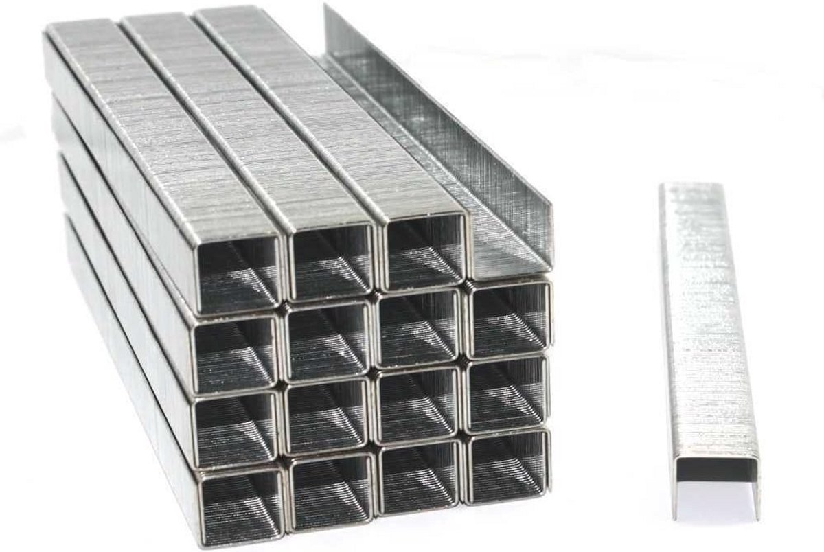 10.000 Heftnietjes Type 53 - 10 mm Lengte - Verzinkt - Universeel Gebruik