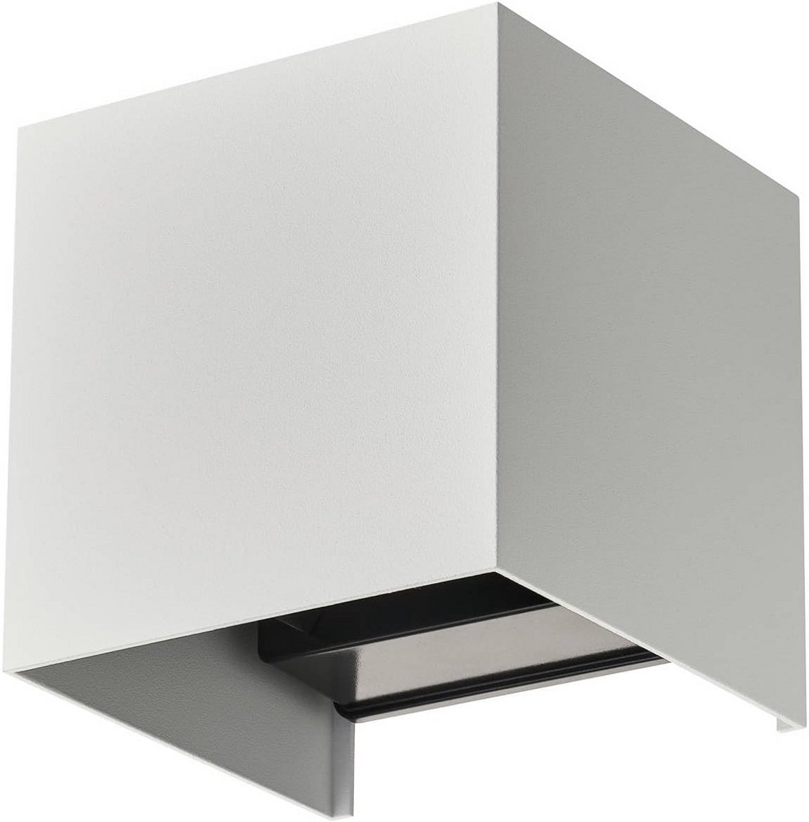 Slimme LED Buiten Wandlamp Modern Hoekig Wit IP54 - Dimbaar en Kleurinstelbaar
