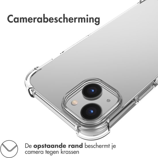 imoshion Hoesje - Geschikt voor Apple iPhone 14 - Shockproof Case - Transparant