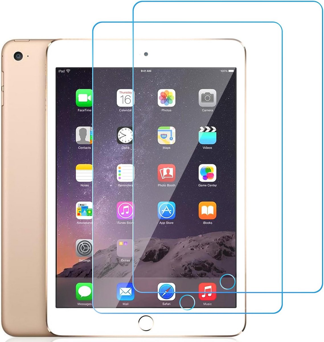 Gehard Glas Screenprotector voor iPad Mini 1/2/3 (7,9 inch) - Krasbestendig en Bubbelvrij