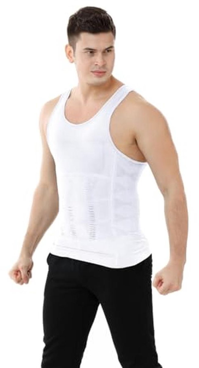 Afslankend Compressie Shirt voor Mannen - Shapewear Body Shaper Vest