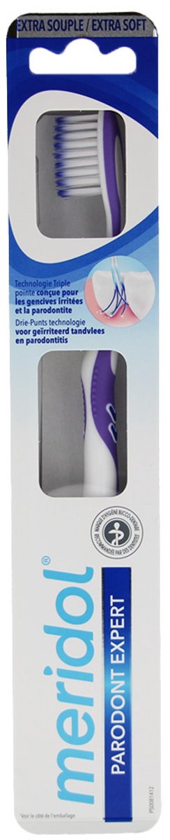 Meridol Parodont Expert Extra Zachte Tandenborstel (Kleur : Violet)