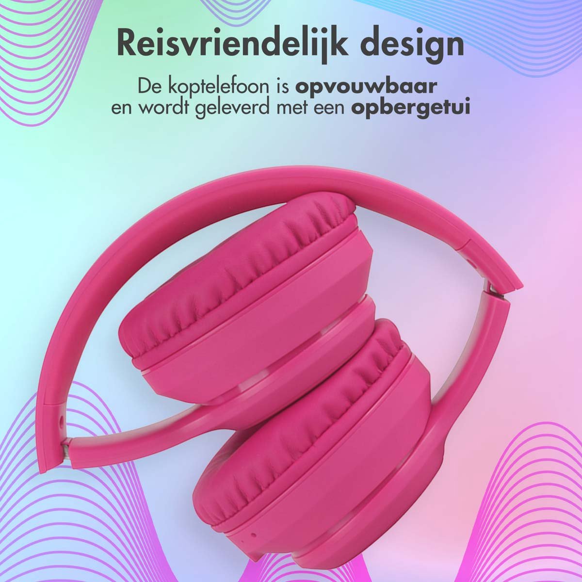 imoshion Kinder Koptelefoon LED - Bluetooth en Decibelbegrenzer - Draadloze Koptelefoon Kinderen – foto 7