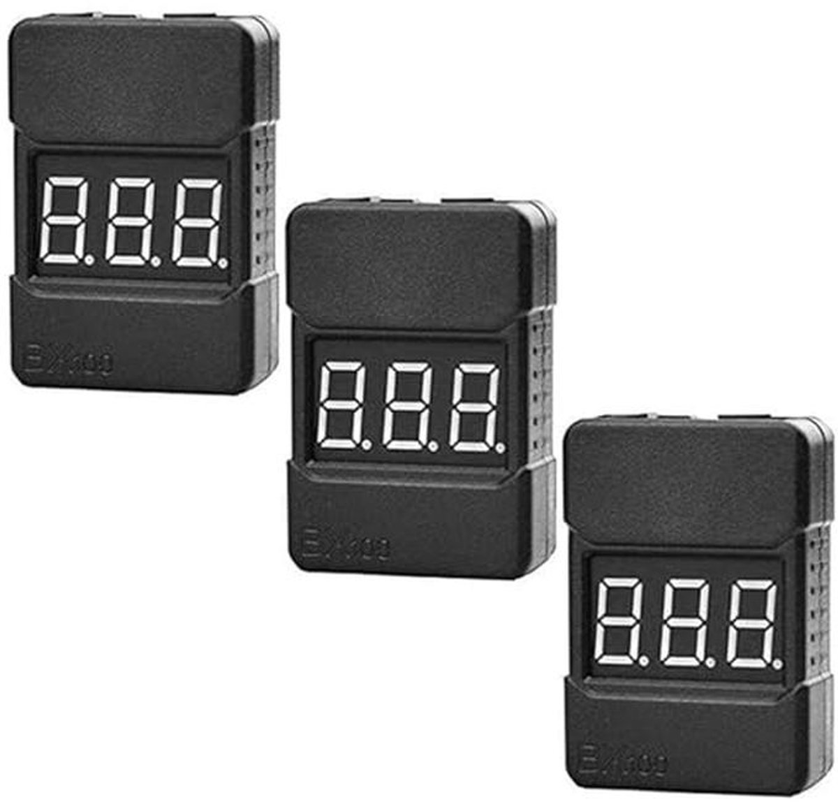 Lipo 2-in-1 1-8s batterijspanningstester met laagspanningsalarm