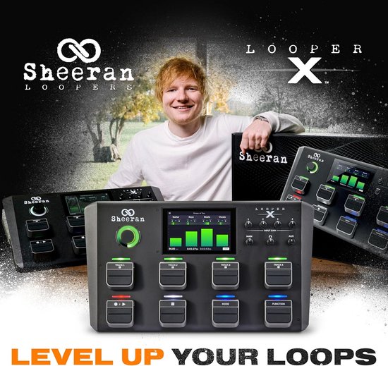 Multi-Track Looper Workstation met 8 Pedalen, Touchscreen en Ingebouwde ...