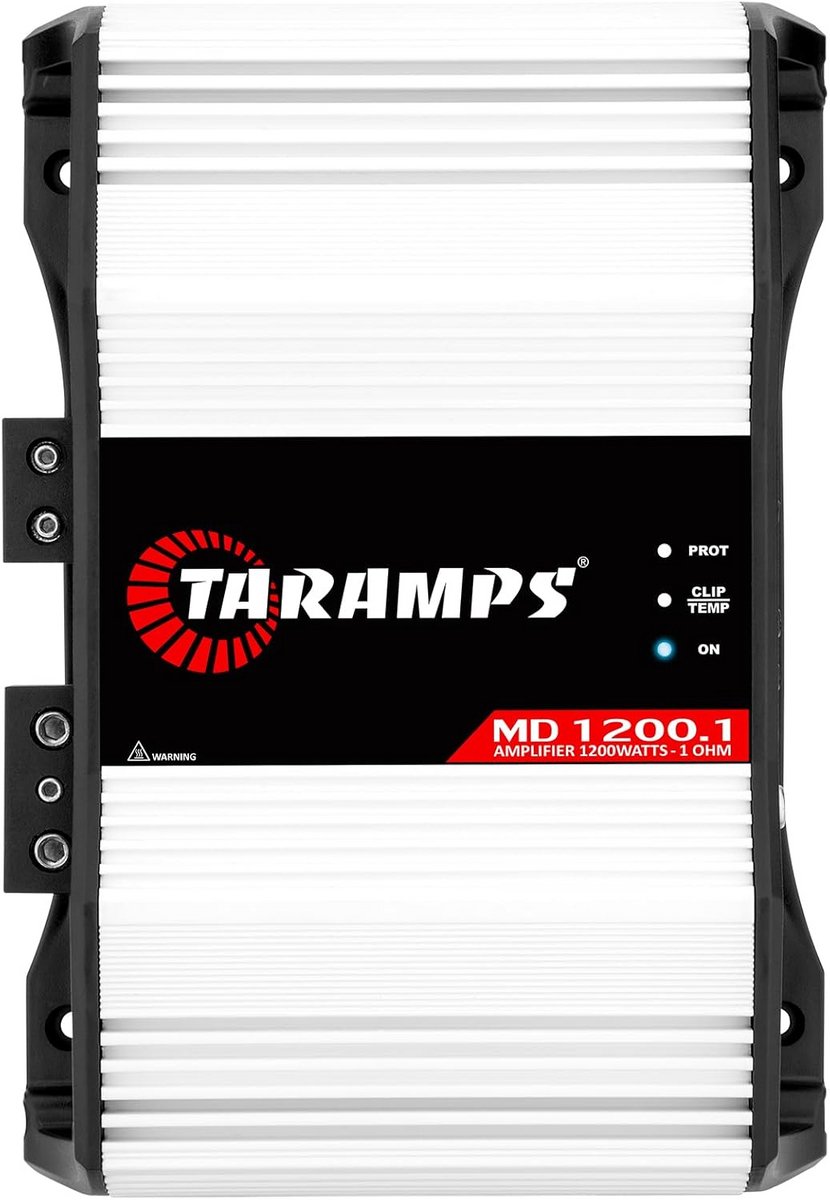 Krachtige 1-Kanaals Auto Audio Versterker 1200W RMS - Geschikt voor 1 Ohm
