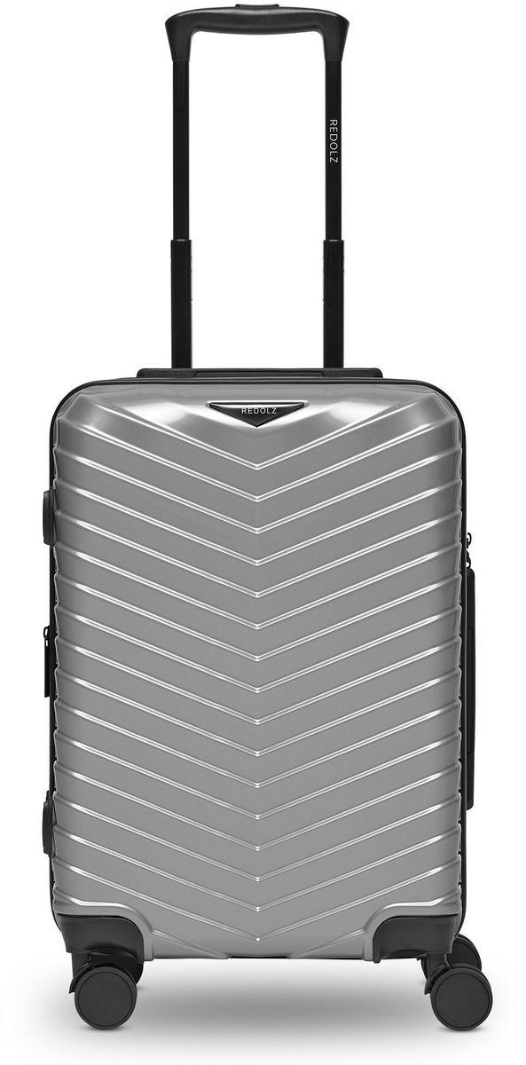 REDOLZ trolley Essentials 18 Trolley Metallic-Silver Shiny zilverkleurig 56cm