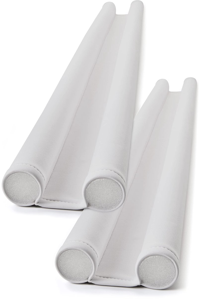IMPERATORIS® Tochtstrip - Zelfklevende Tochtband - Isolatietape voor Ramen en Deuren - Bescherming Tegen Kou en Geluid - 90 cm - 2 Stuks - Wit