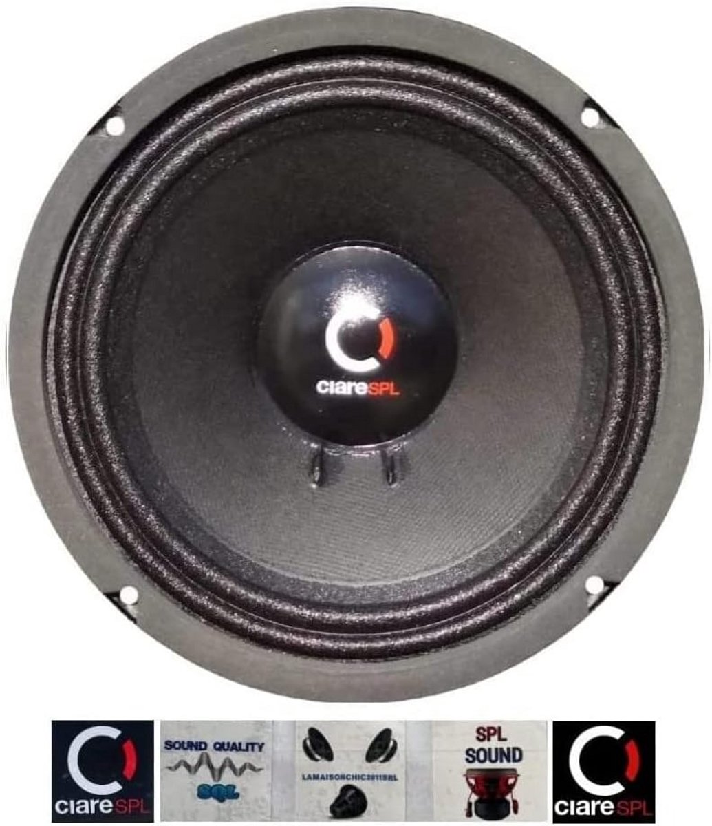 16,5 cm 6,5 Inch Midwoofer Luidspreker 80W RMS 4 Ohm Krachtige Bass voor Auto Audio