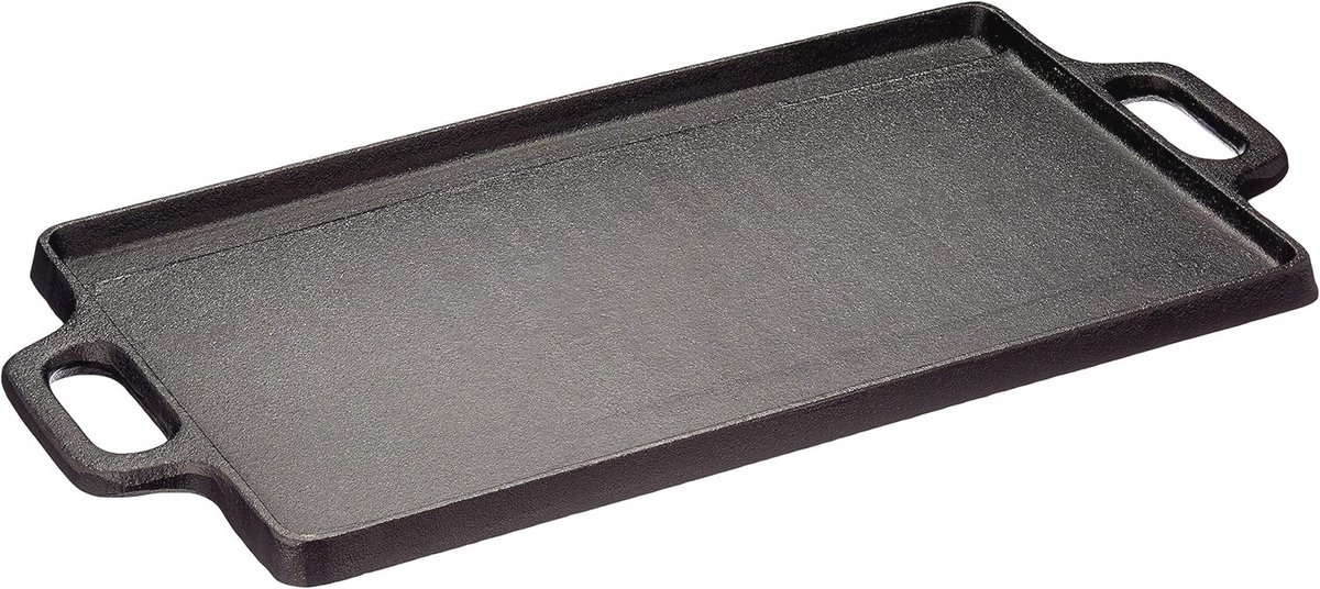Gietijzeren plancha 38 x 23 cm – Duurzaam en veelzijdig kookgerei voor elke keuken