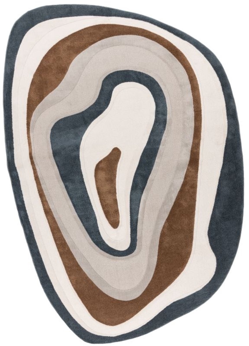 Muratap Organisch Abstract Vloerkleed Livorno Multi- 160x230 CM Beige