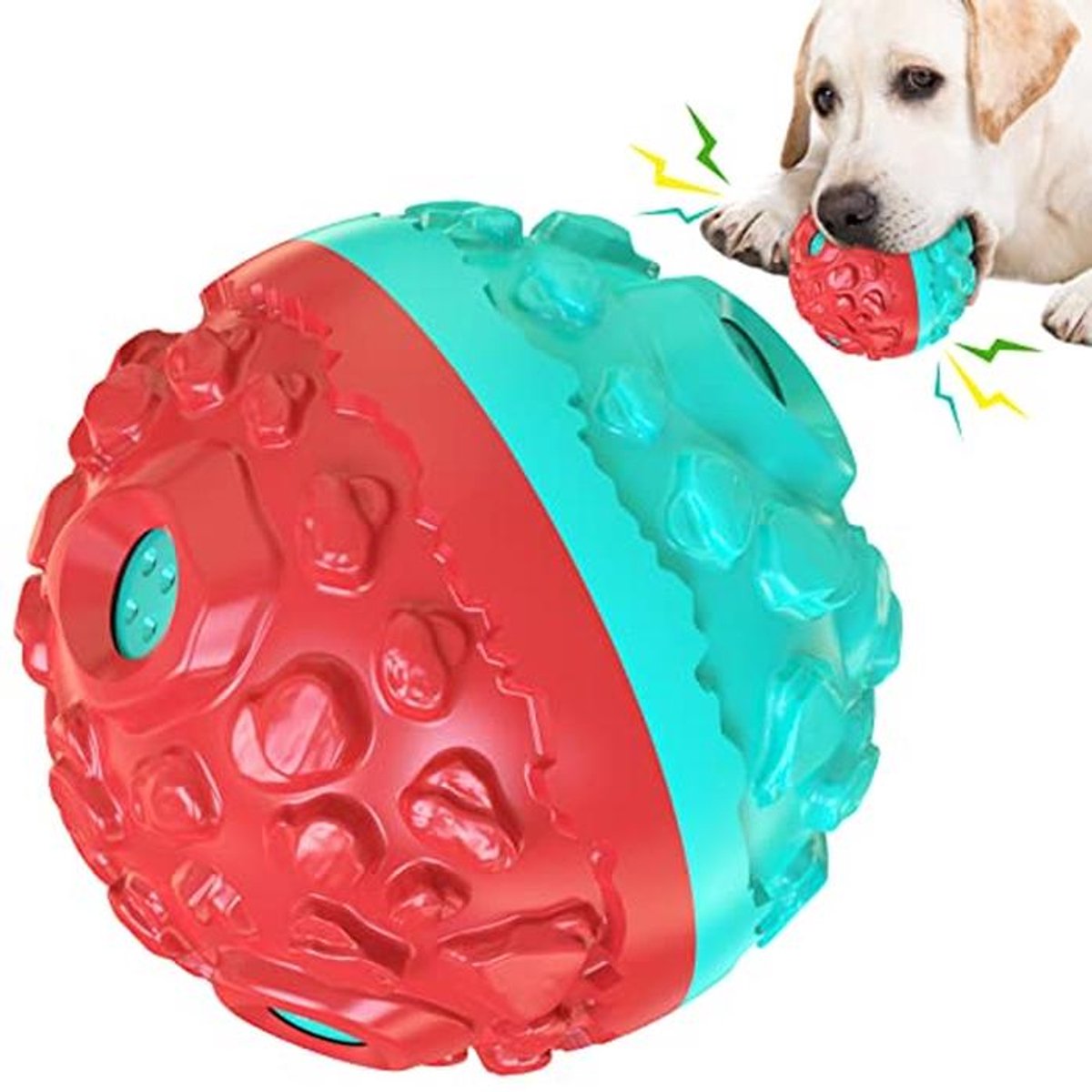 Interactieve Duurzame Hond Speelbal - Chew Ball voor Kleine, Middelgrote en Grote Honden