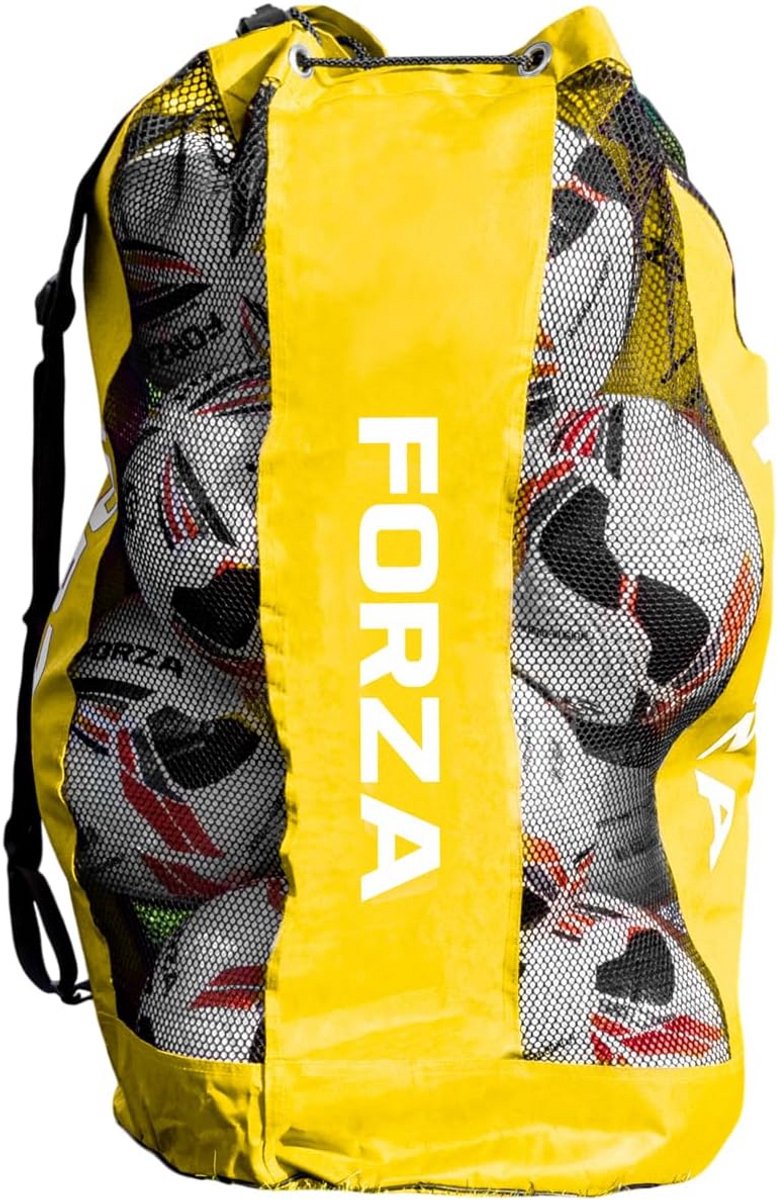 Draagtas voor Sportballen - Trekkoord Voetbal, Basketbal, Netbal & Volleybal - 12 Ball Capaciteit - Heavy Duty