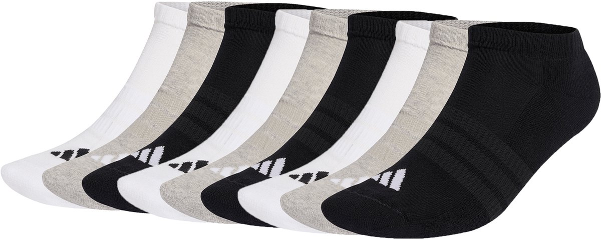 Cushioned Essentials Low Cut Socks 6 Pair Pack Zwart