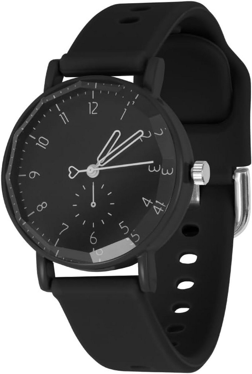 Dameshorloge met Siliconen Band Analoog Quartz Sportief Elegant