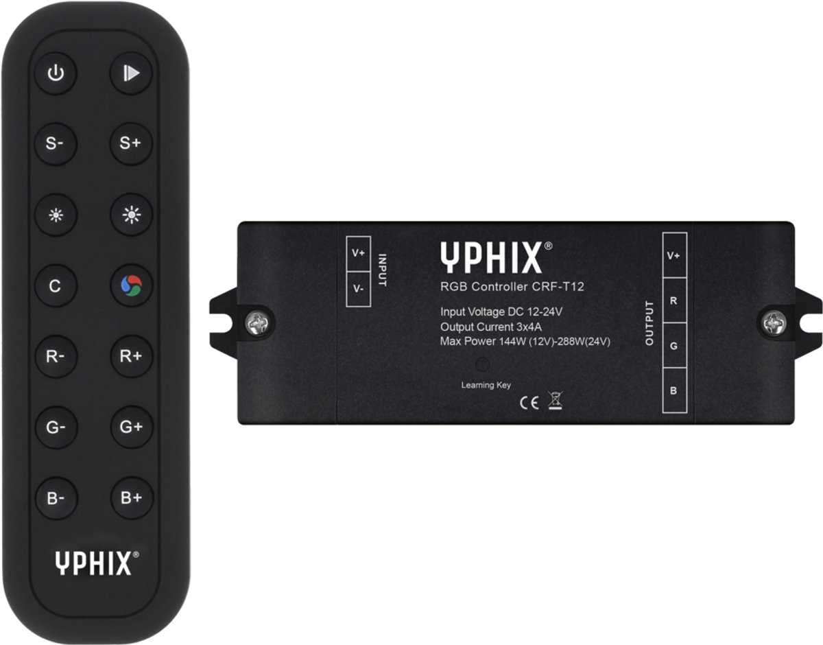 RGB Controller CRF-T12 incl. RF afstandsbediening