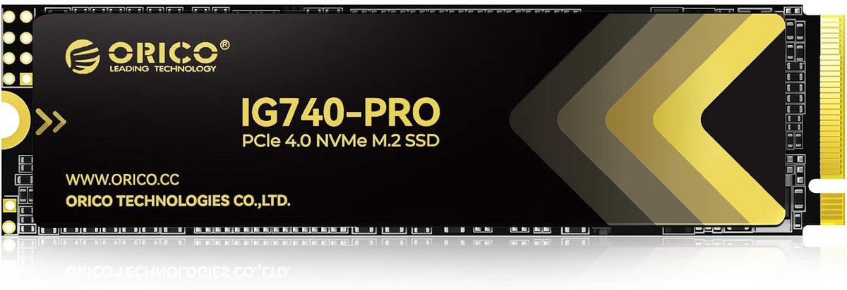 Interne SSD 4TB NVMe PCIe 4.0 Snelheid tot 7400MB/s - 2280 Solid State Drive voor Laptop en PC