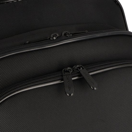 Dermata Trolley Sac à dos Nylon 3444NY Zwart