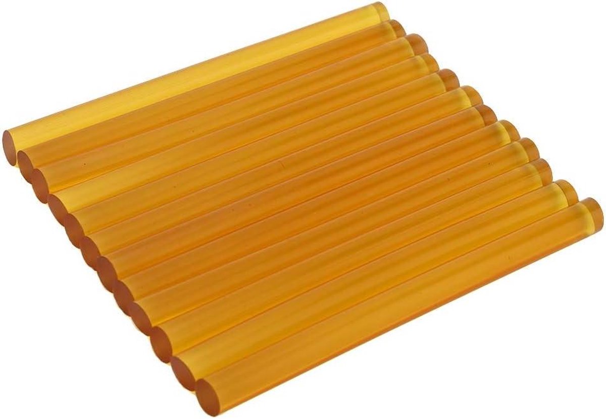Ronte - Pruik Smeltlijm Sticks Styling Tool Haarverlenging Geel - 12 Stuks