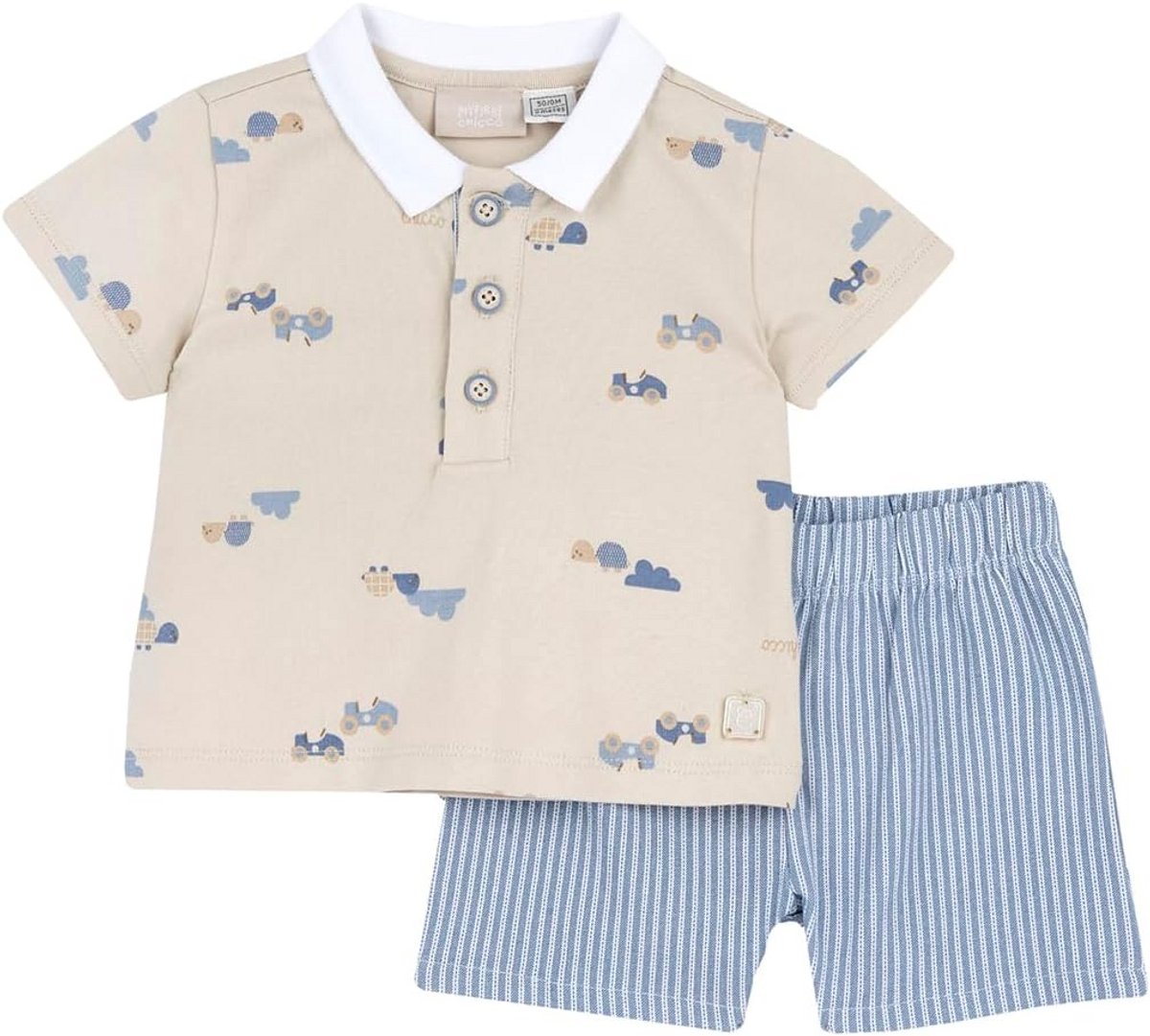 Chicco katoenen jongensset: T-shirt en short
