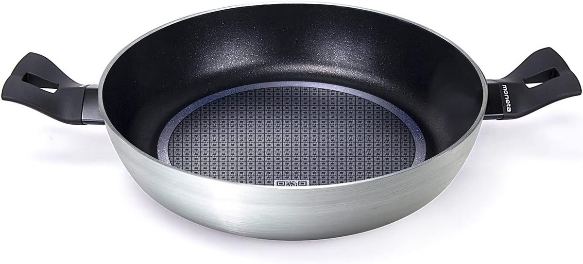 Aluminium basismuntpan 24 cm - 2,8 liter met 2 handgrepen